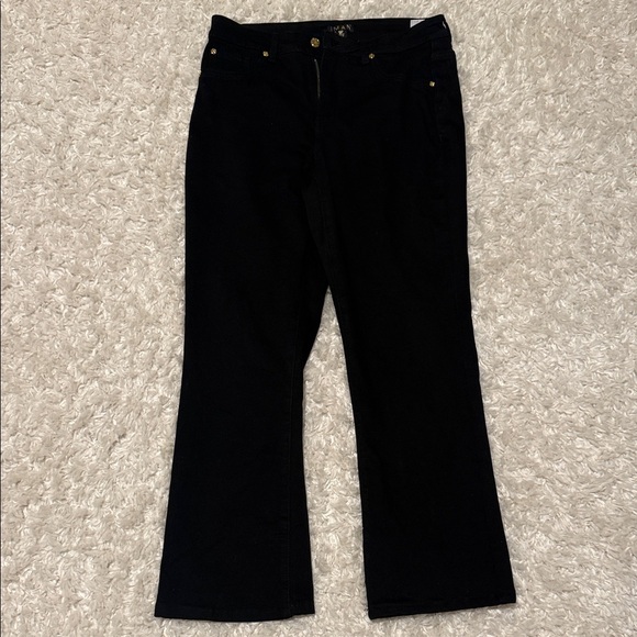 Pants - IMAN Women’s Black Straight-Leg Pants